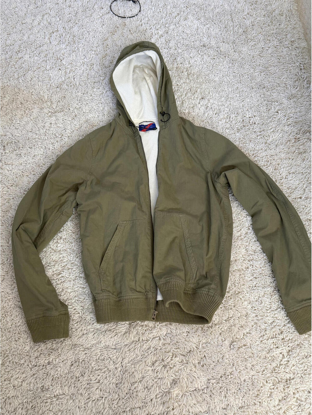 Best Made Co. Olive Green Hooded Jacket